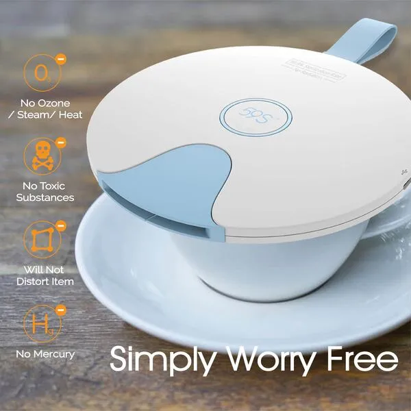 59S UVC LED STERILIZING MULTI-FUNCTIONAL LID S8 WHITE/BLUE