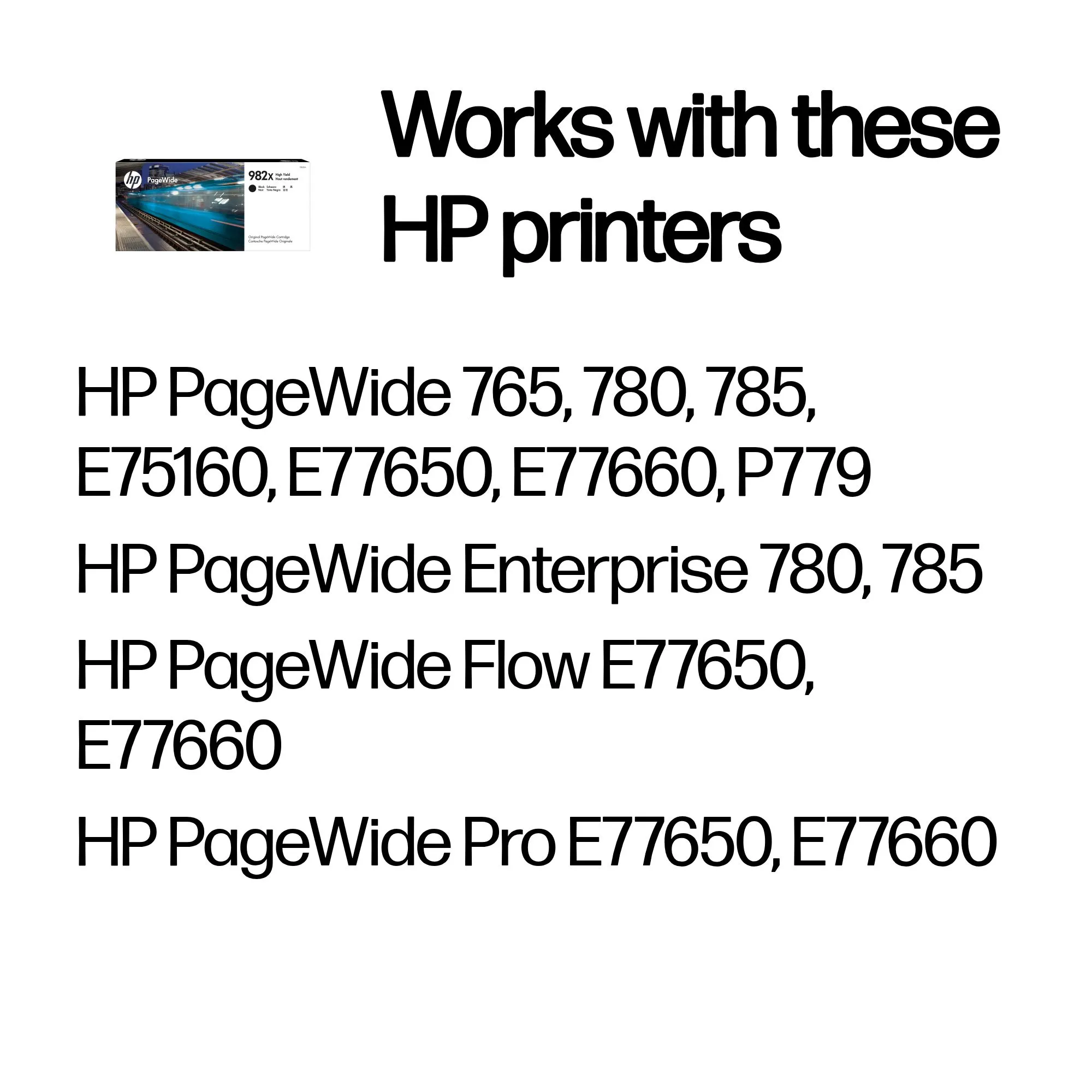 HP 982X suuri kapasiteetti -mustekasetti, 194 ml, musta