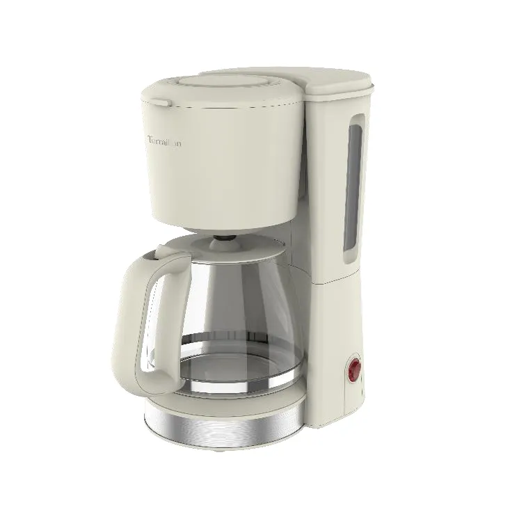 Terraillon Sunrise 15 cups Drip Coffee Maker, Cream
