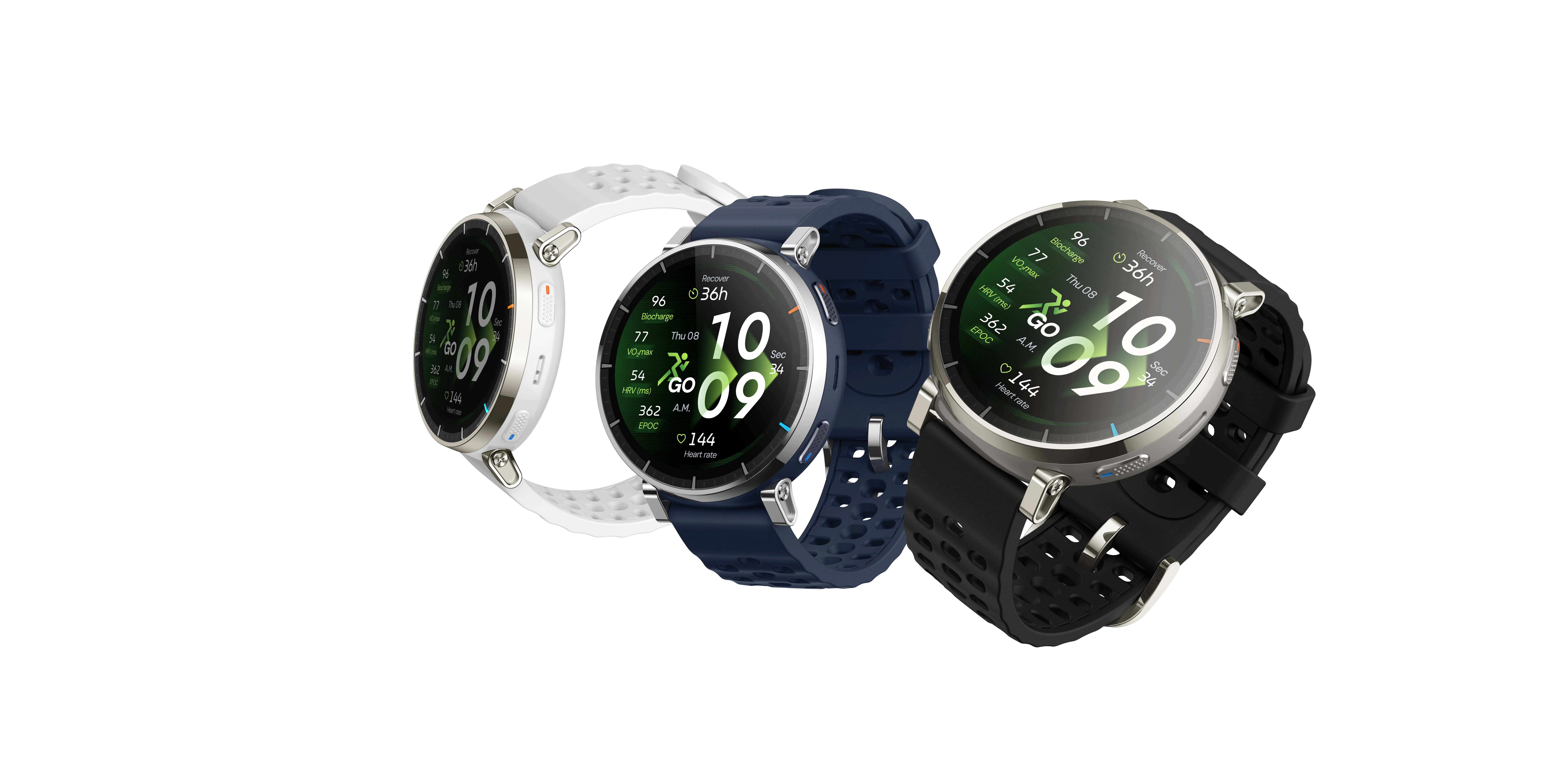 Amazfit Active 3 Premium 45mm Smartwatch, Apex Silver