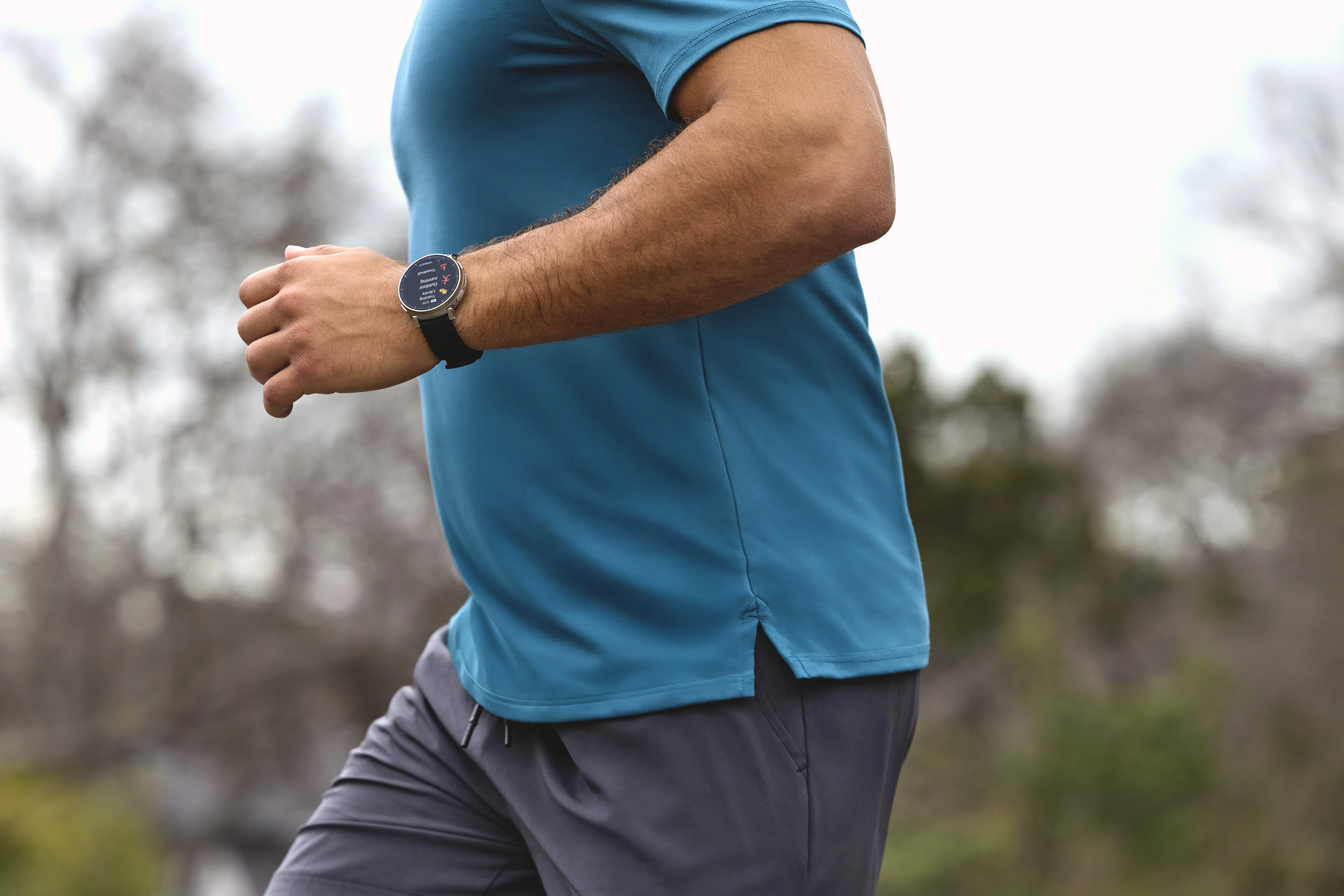 Amazfit Active 3 Premium 45mm Smartwatch, Apex Silver