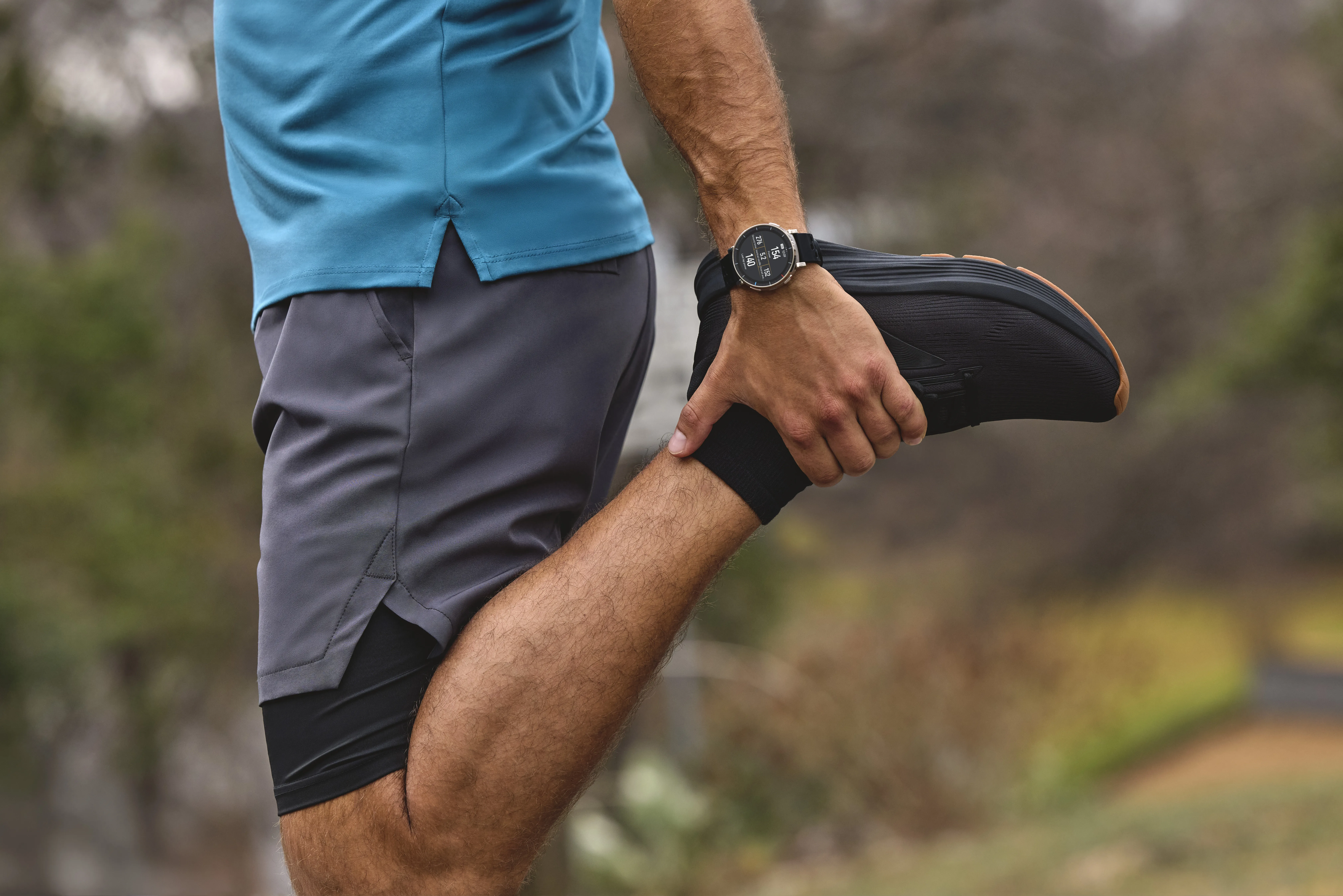 Amazfit Active 3 Premium 45mm Smartwatch, Apex Silver