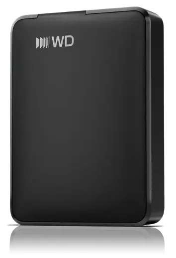 Western Digital WD Elements USB-C 4 TB - extern HDD, grafitsvart