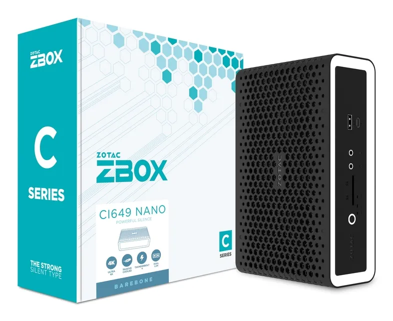 ZOTAC ZBOX CI649 Nano i5-1335U mini-PC barebone, mini, bl&aring;
