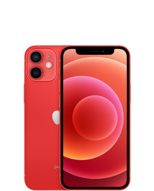 Kunnostettu iPhone 12 mini 128 Gt, (PRODUCT)RED (Erinomainen kunto, uusi akku)
