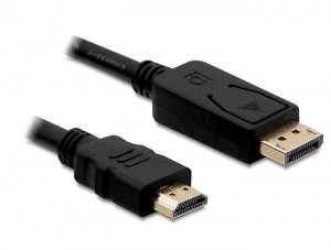 Suomen Addon Displayport &ndash; HDMI - kabel, 1,8 m, Svart