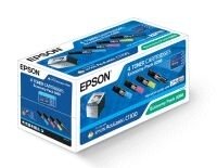 Epson Aculaser C1100 Eco pack 4- pakkaus, sis. kaikki v&auml;rit