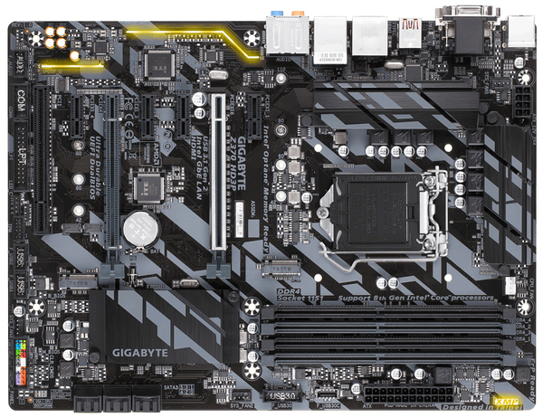 Gigabyte Z370 HD3P, ATX motherboard