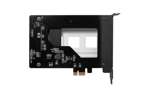 2.5&quot; SATA SSD/HDD to PCIe 2.0 x 1 Hot-Swap Mobile Rack, Black