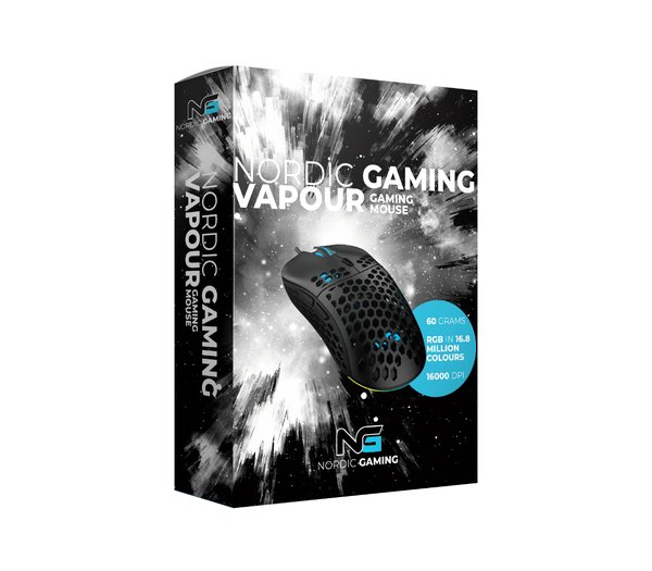Nordic Gaming Vapour NG-MS20 Ultra Light -pelihiiri, musta