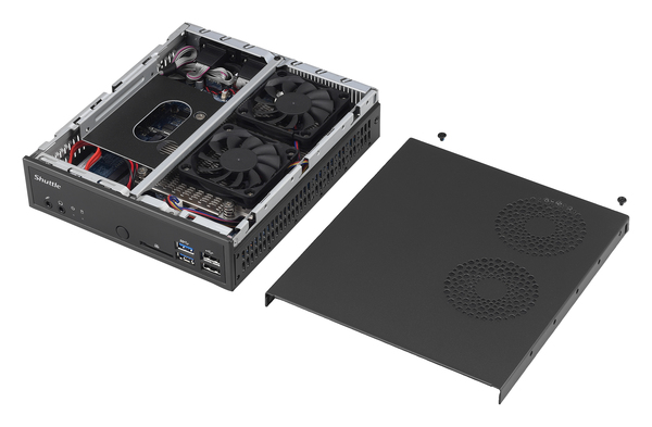Shuttle XPC Slim Barebone, Intel Q170, S1151, svart