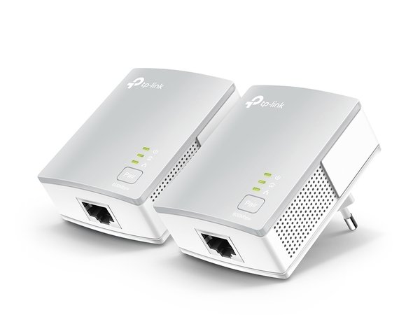 TP-Link AV 500 Nano Powerline aloituspakkaus, kaksi sovitinta, valkoinen