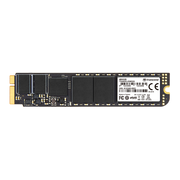 Transcend 480GB JetDrive, 495/427 MB/s -SSD-levy