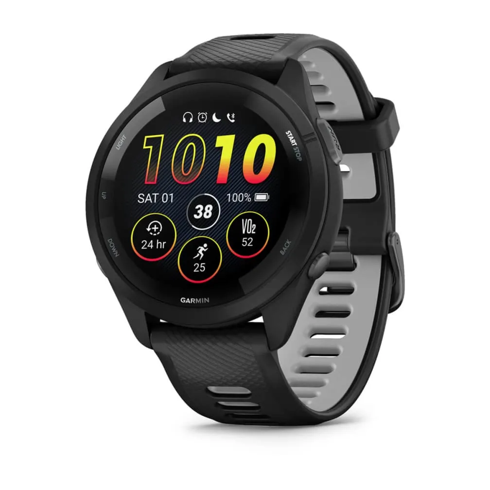 Garmin Forerunner 265 - träningsklocka, Svart
