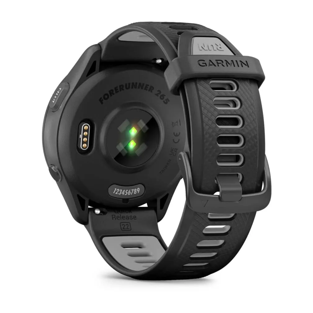Garmin Forerunner 265 - träningsklocka, Svart