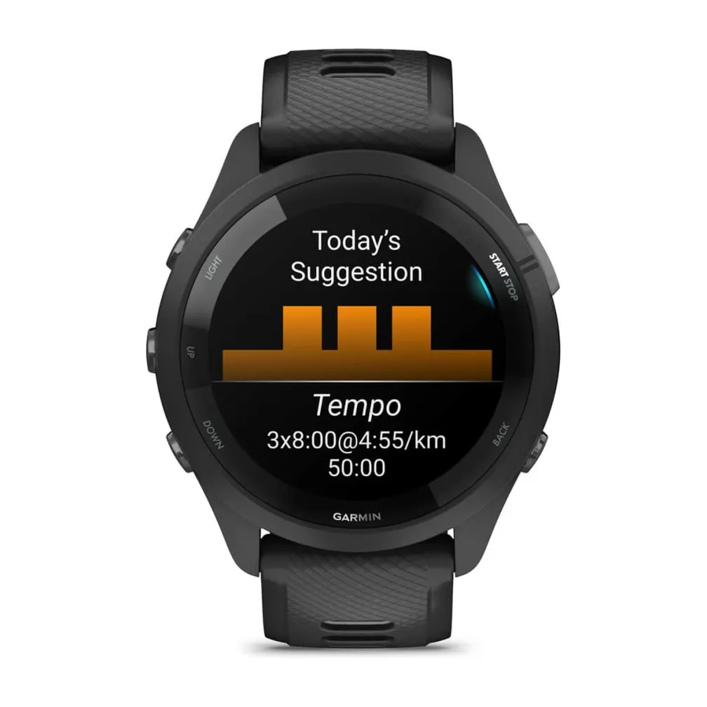 Garmin Forerunner 265 - tr&auml;ningsklocka, Svart
