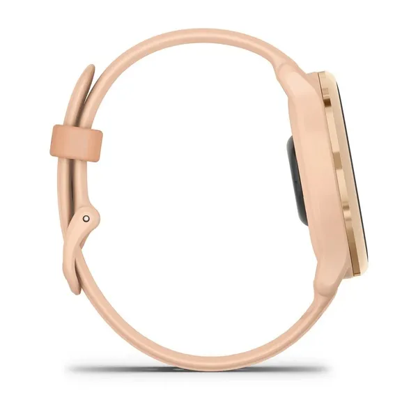 Garmin Vivoactive 6 GPS - smartklocka, metallisk gryningsrosa med gryningsrosa armband