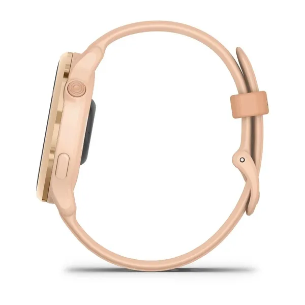 Garmin Vivoactive 6 GPS - smartklocka, metallisk gryningsrosa med gryningsrosa armband