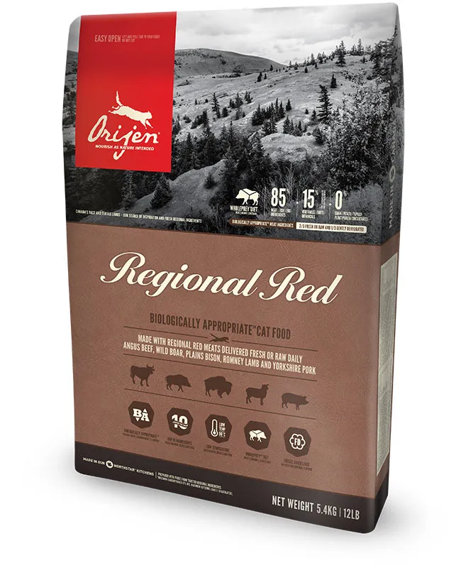 ORIJEN Regional Red, Dry food for cats, Adult, 340g
