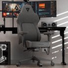 ThunderX3 Smart CORE Loft Dark Grey - CORE.RDY 360 lumbar support, synchronous tilt, footrest, 150kg max, 4d