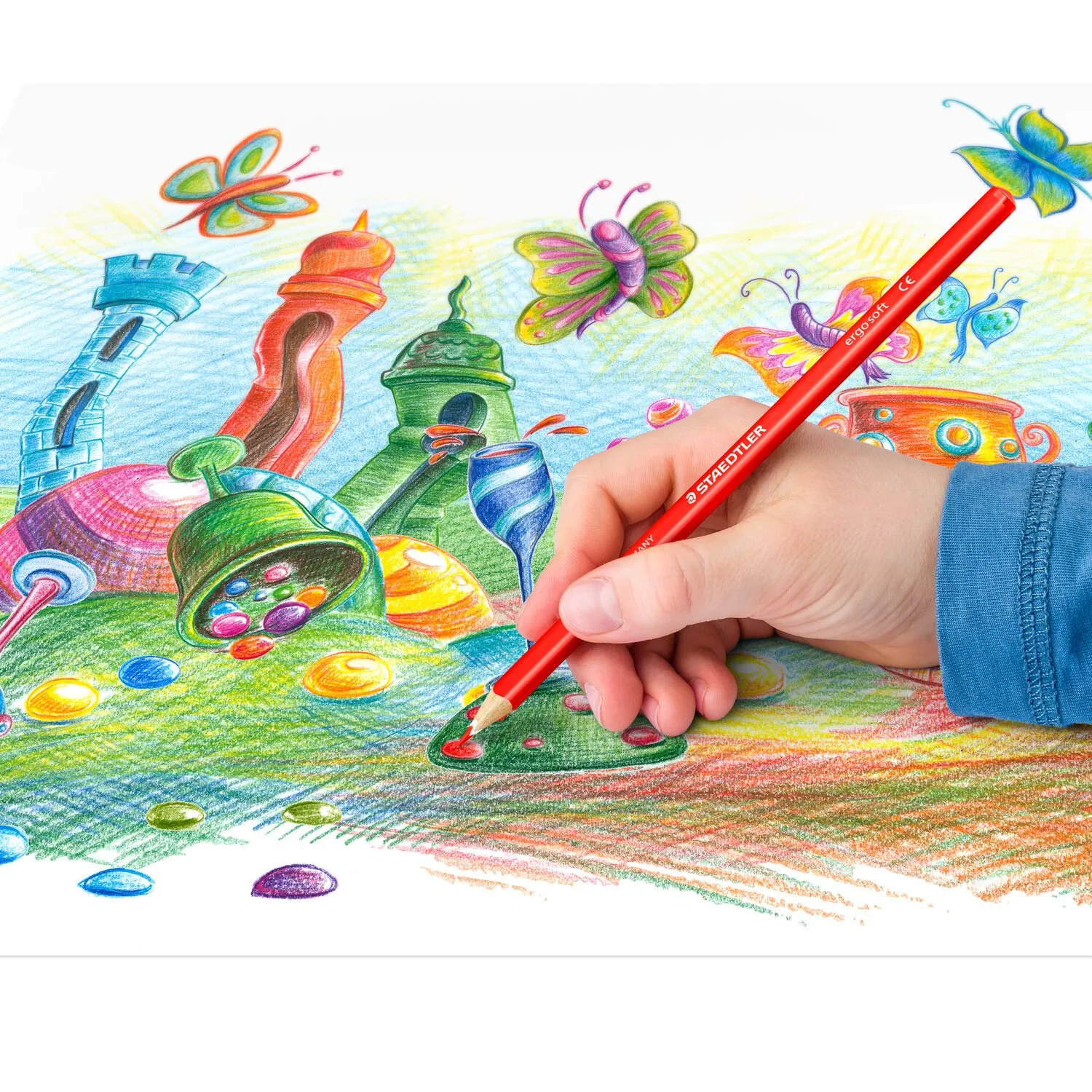 Coloured pencil Ergosoft ass (36)