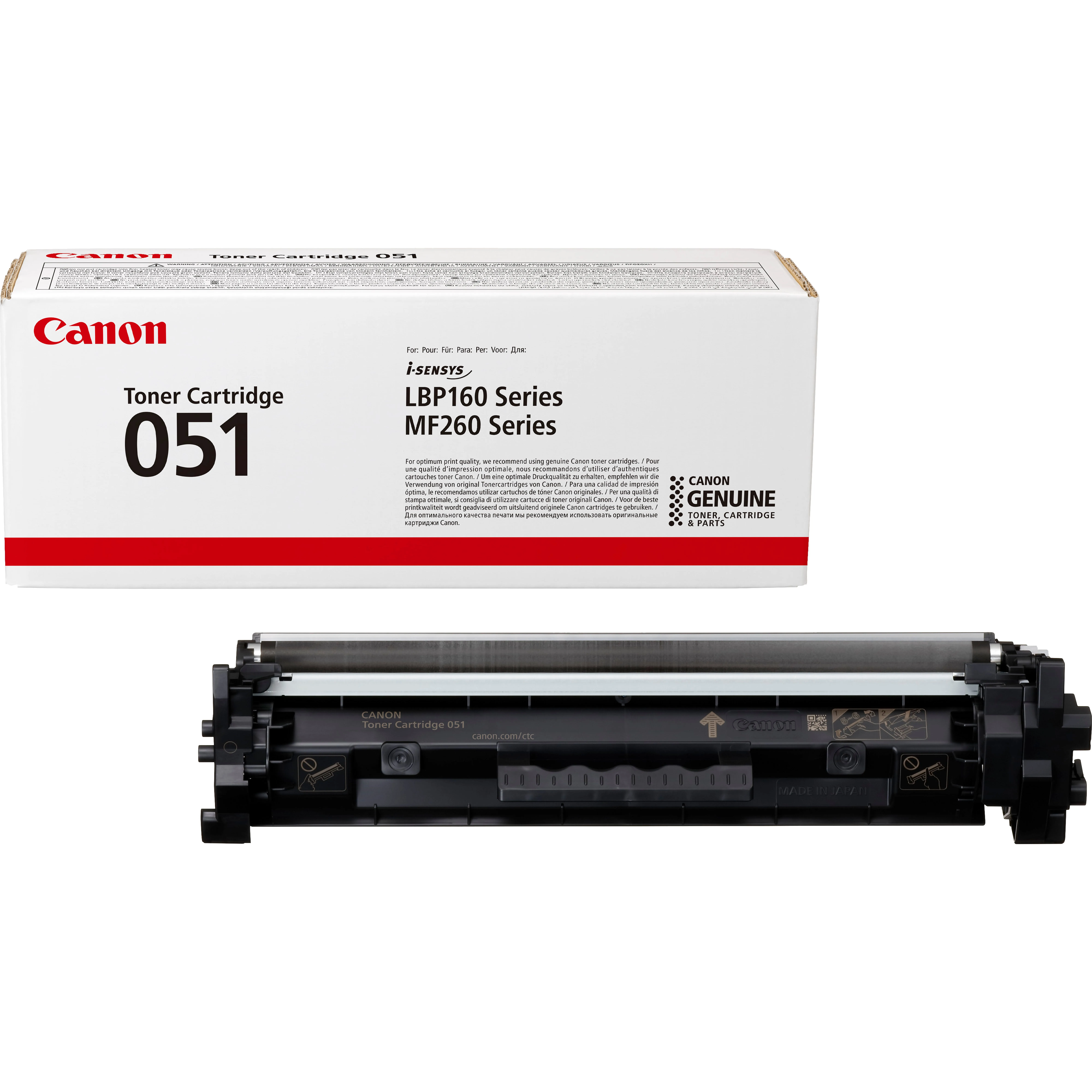 Canon CRG-051 lasertoner, svart
