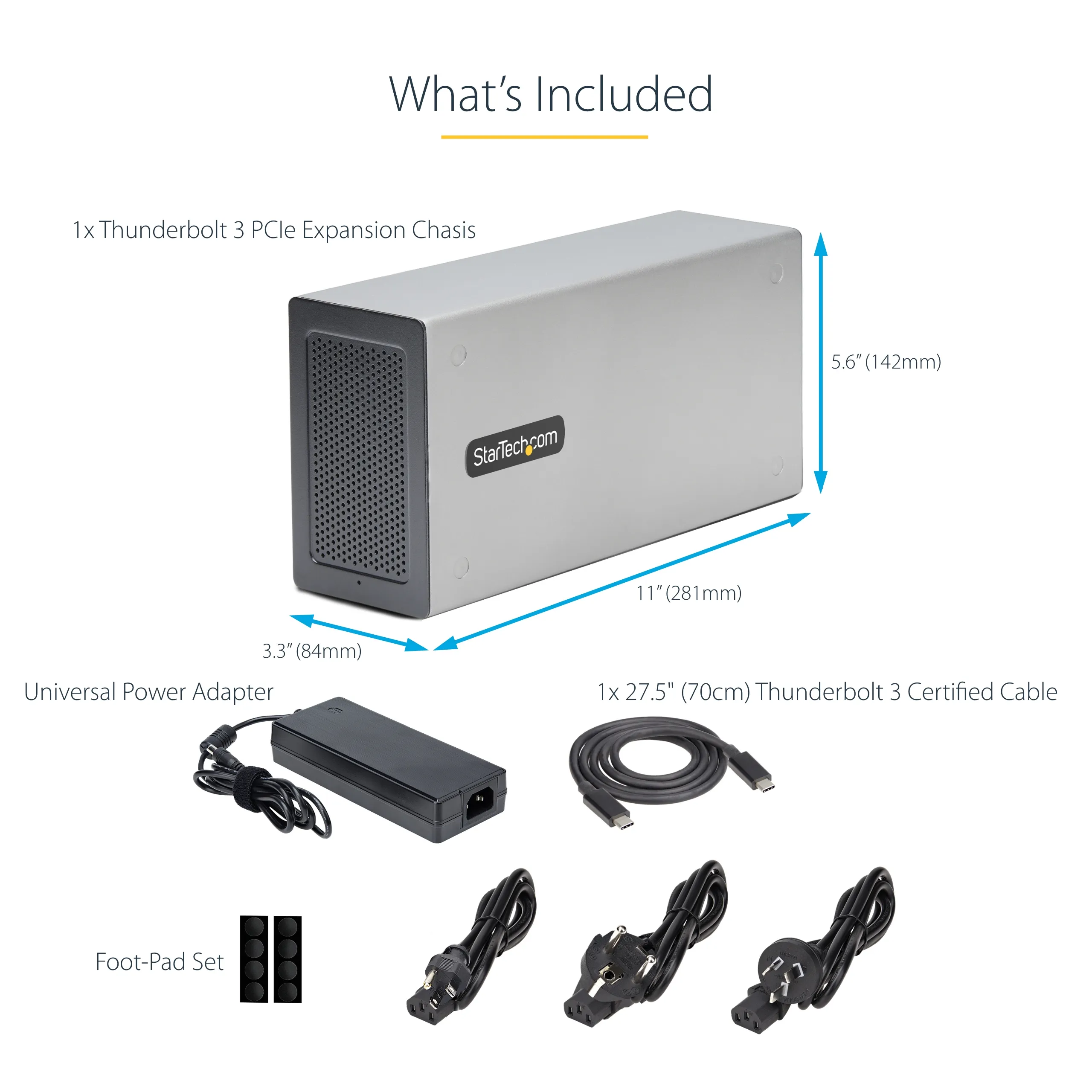 Startech Thunderbolt 3 PCIe - enclosure