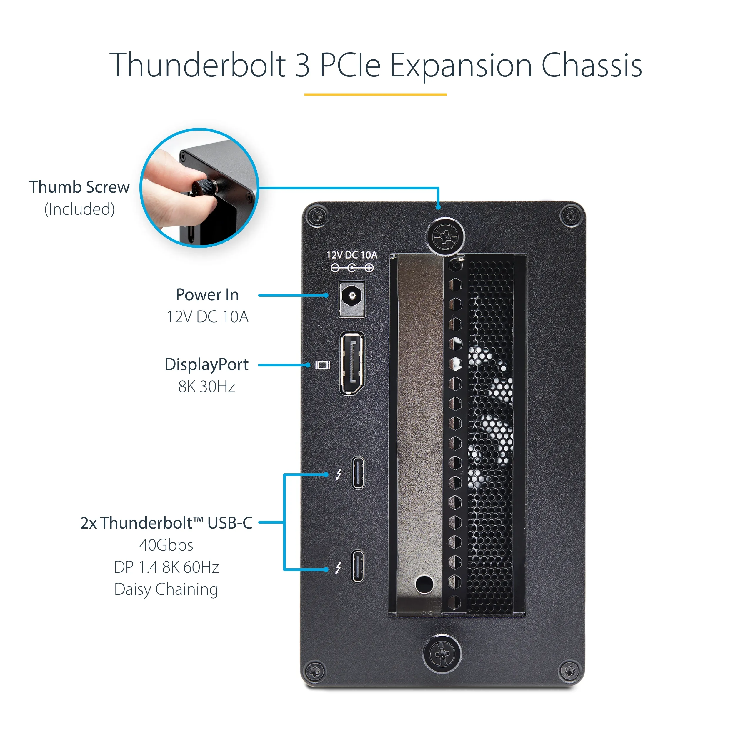 Startech Thunderbolt 3 PCIe - enclosure