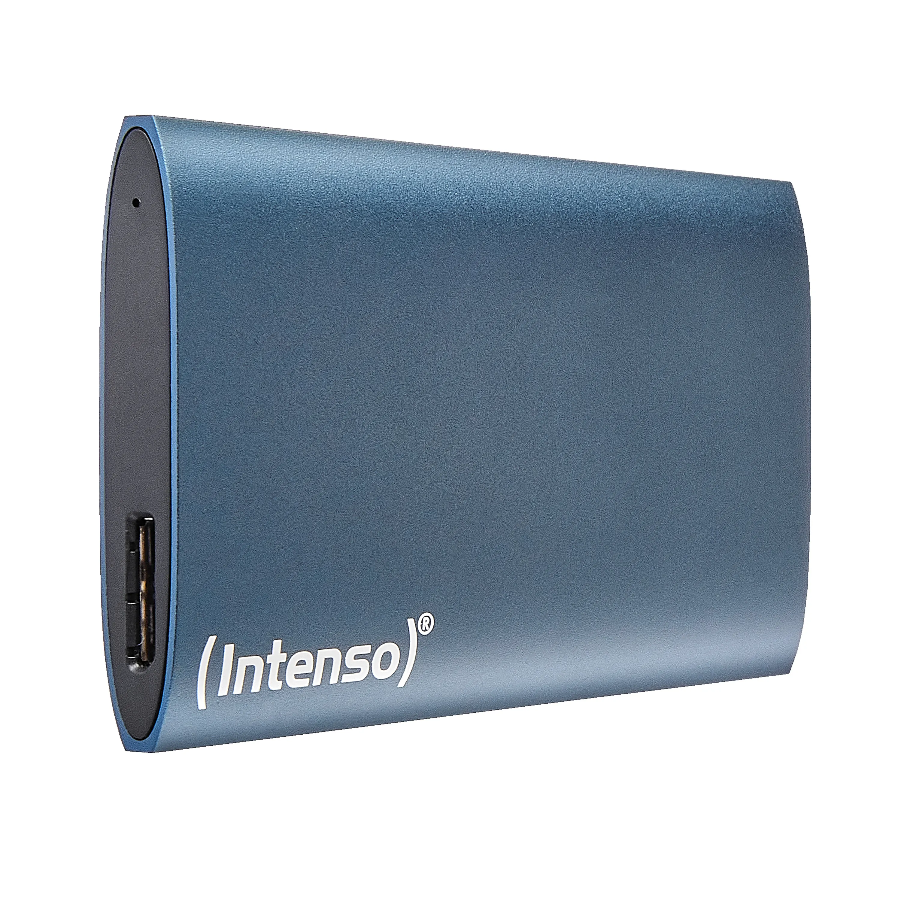 Intenso 500GB External SSD with USB 3.2 Gen 1 (USB-A), Shock Resistant, Blue