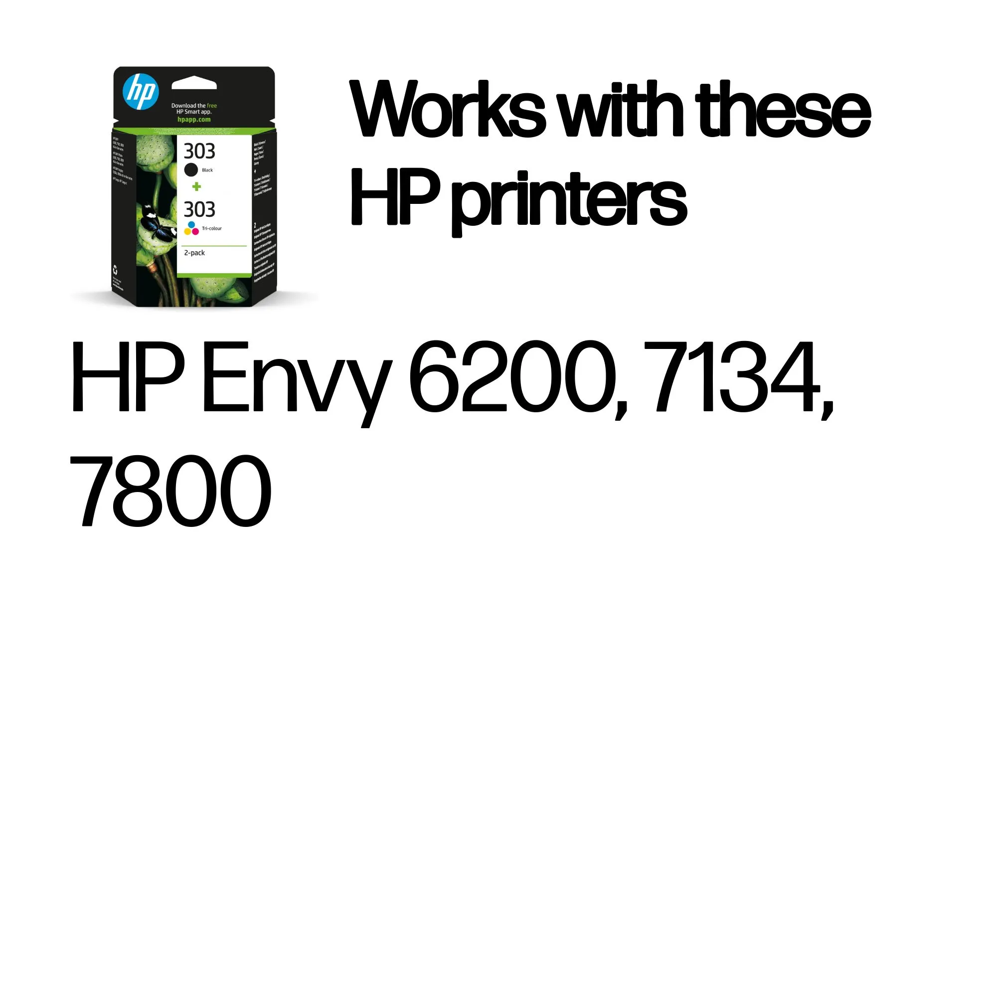 HP 303 Ink Cartridge Combo 2-Pack