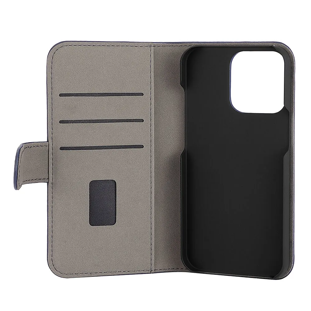 GEAR Wallet, iPhone 13 Pro - pl&aring;nboksfodral, Bl&aring;