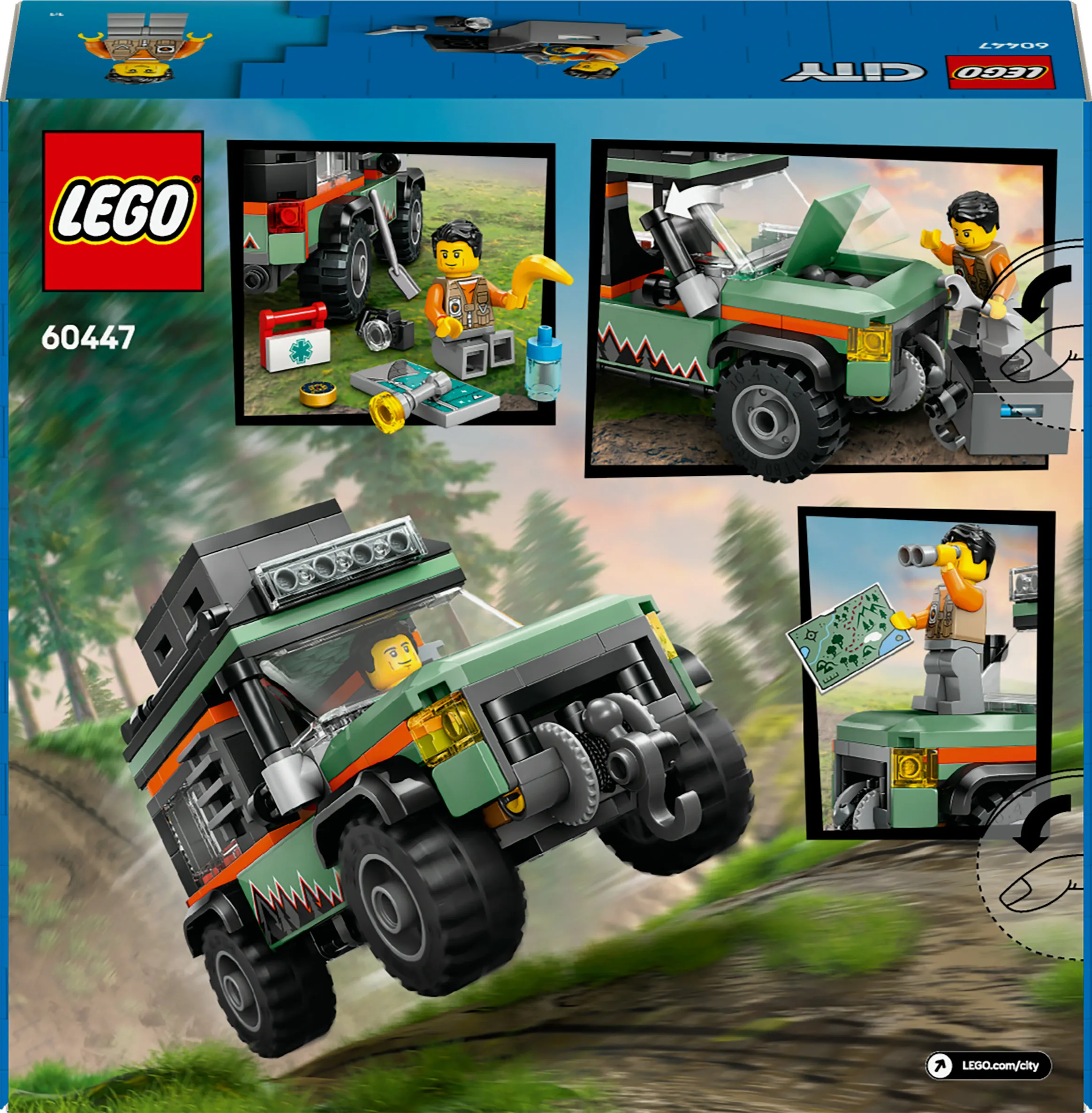 LEGO City Four Wheel Drive Mountain Vehicle 60447