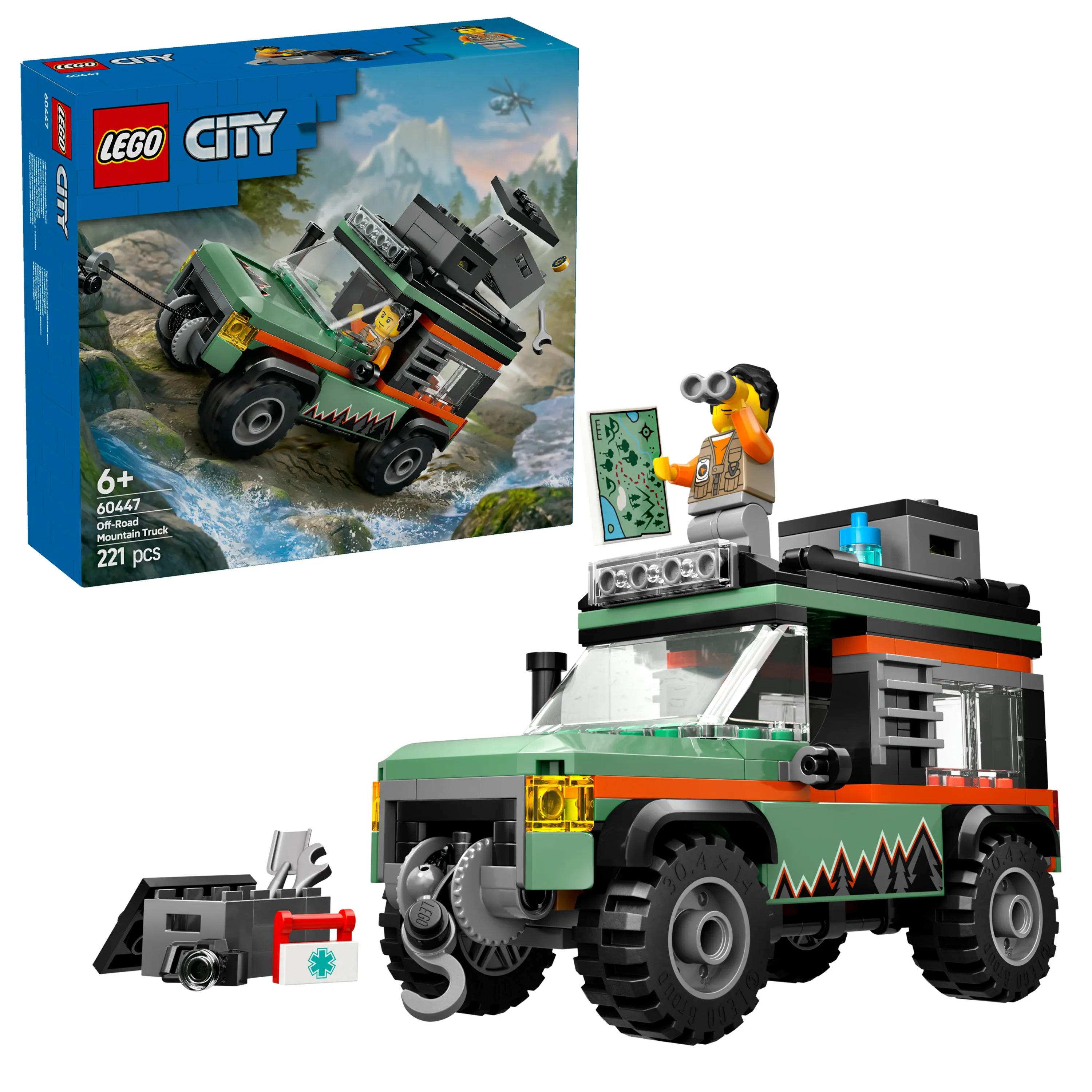 LEGO City Four Wheel Drive Mountain Vehicle 60447