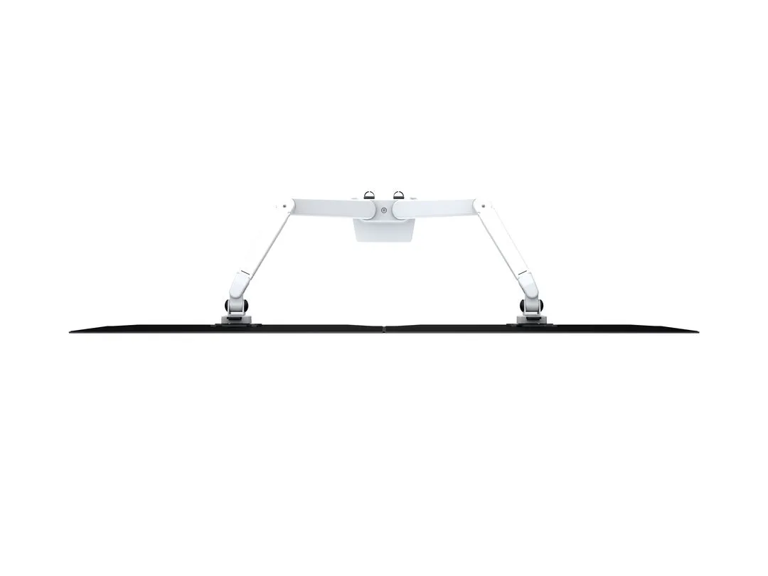 M VESA Gas Lift Arm Dual Side by Side Wh