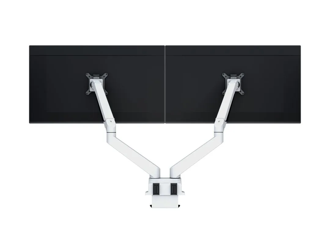 M VESA Gas Lift Arm Dual Side by Side Wh