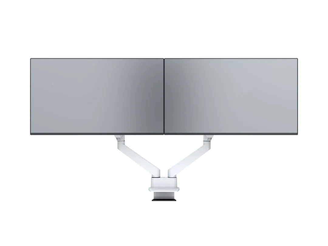 M VESA Gas Lift Arm Dual Side by Side Wh