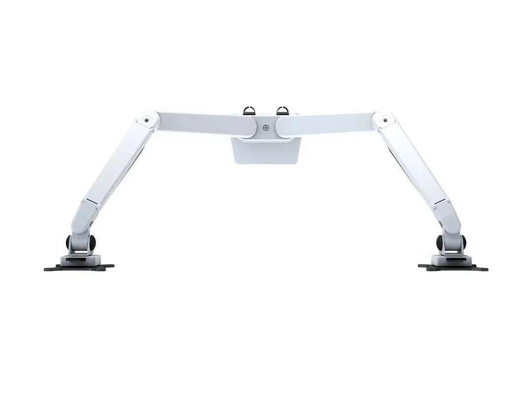 M VESA Gas Lift Arm Dual Side by Side Wh