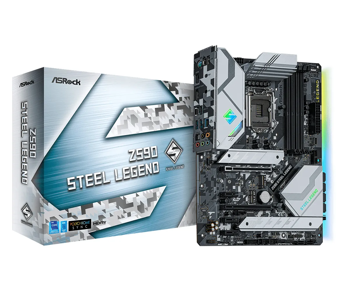 ASRock Z590 Steel Legend ATX-emolevy