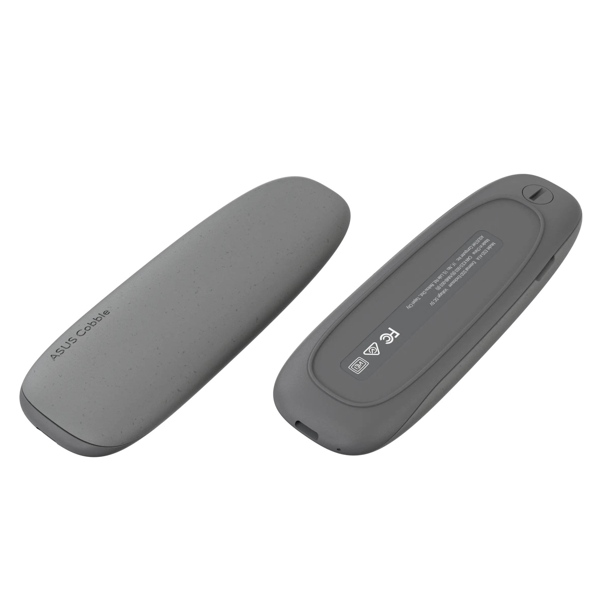 ASUS COBBLE SSD Enclosure Gray - USB 3.2 Gen 2x1 Type-C (10Gbps) IP55 NVMe 2280/2260/2242