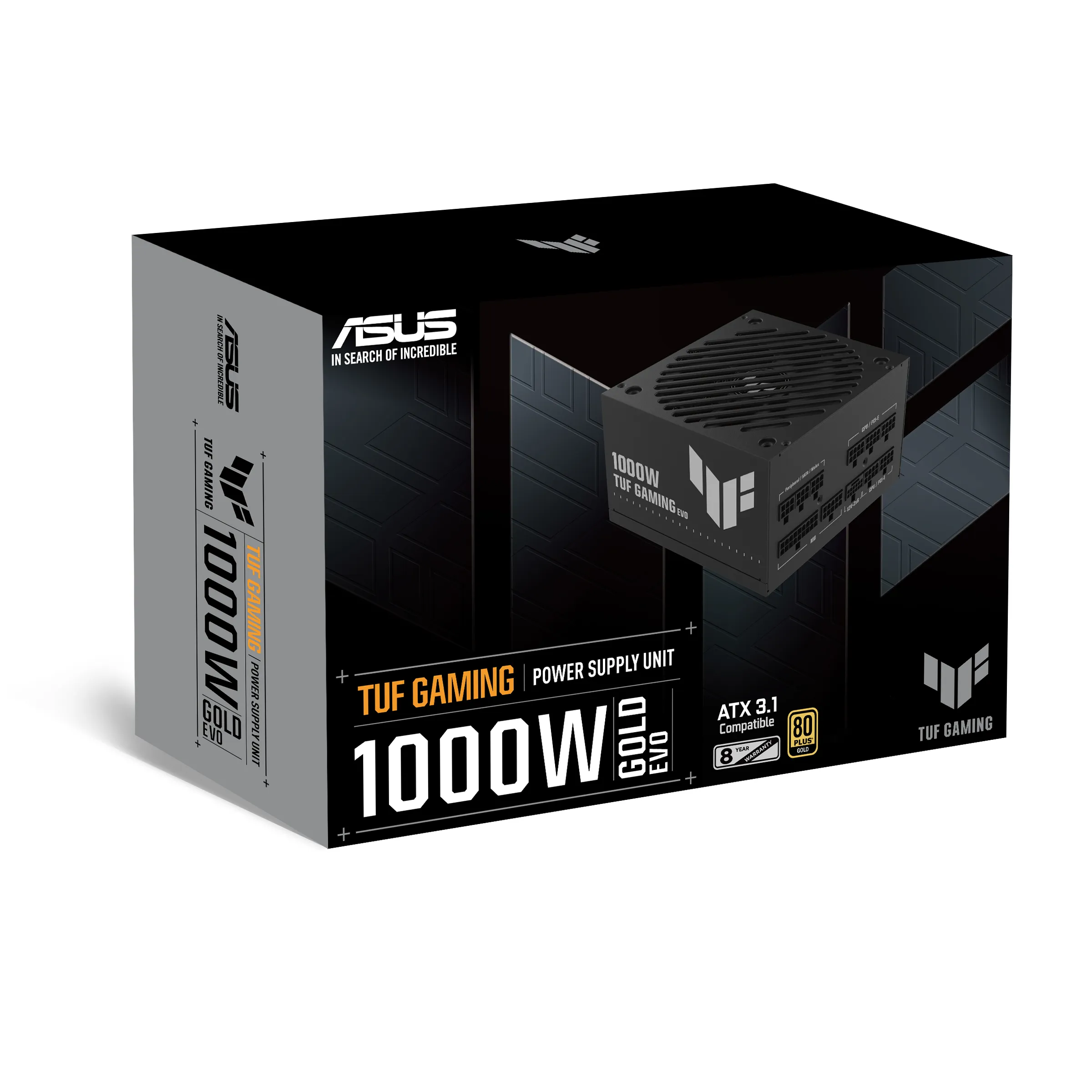 ASUS TUF Gaming Gold EVO 1000W - PSU, 80 Plus Gold