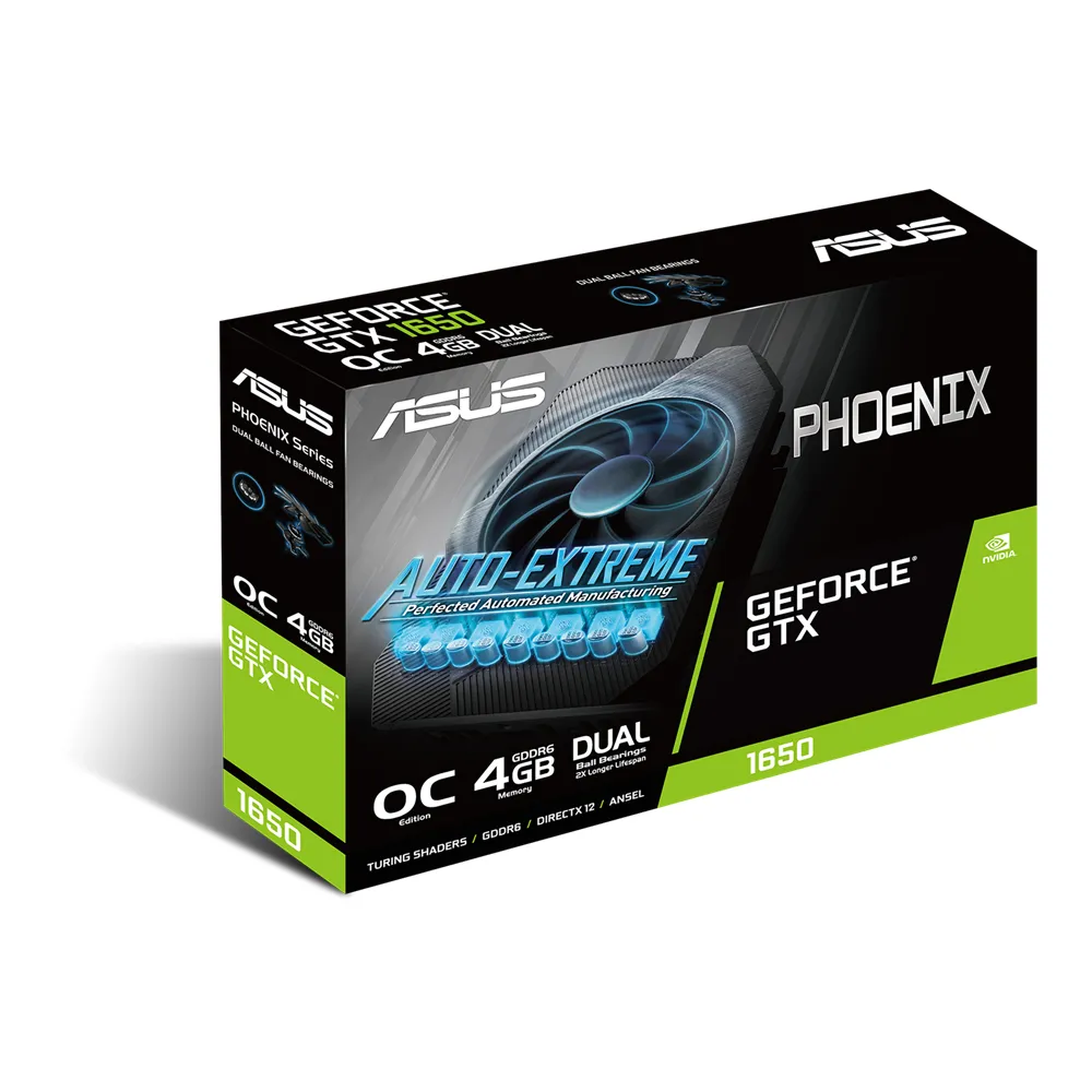 Asus GeForce GTX 1650 Phoenix OC 4GB - Graphics card
