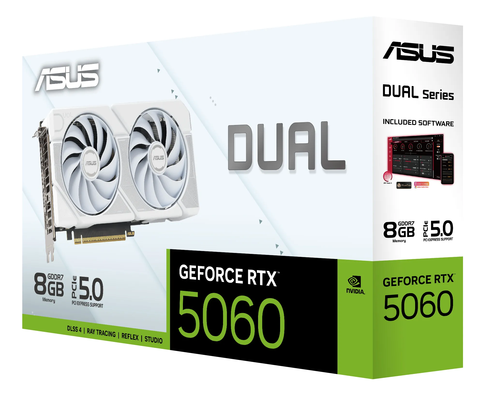 Asus GeForce RTX 5060 Dual White 8GB - Graphics card