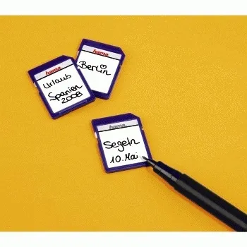 Memory Card Labels 18 pieces,