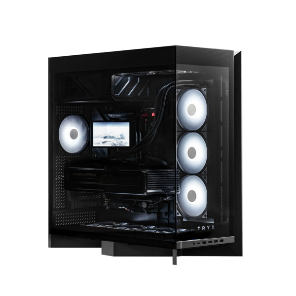 TRYX LUCA L70 Midi-Tower Case with window, Black