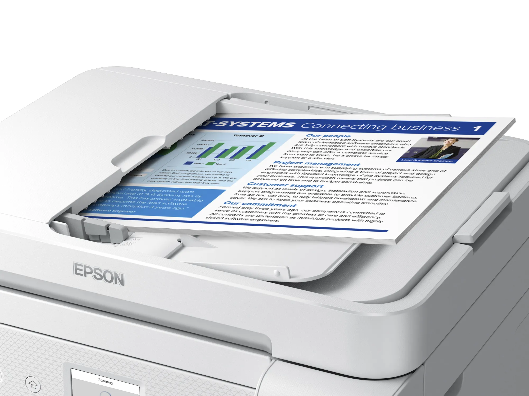 Epson EcoTank ET-4856 A4 - allt-i-ett f&auml;rgbl&auml;ckstr&aring;leskrivare