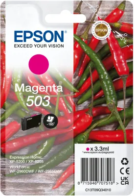 Epson 503 ink cartridge, 3.3 ml, Magenta