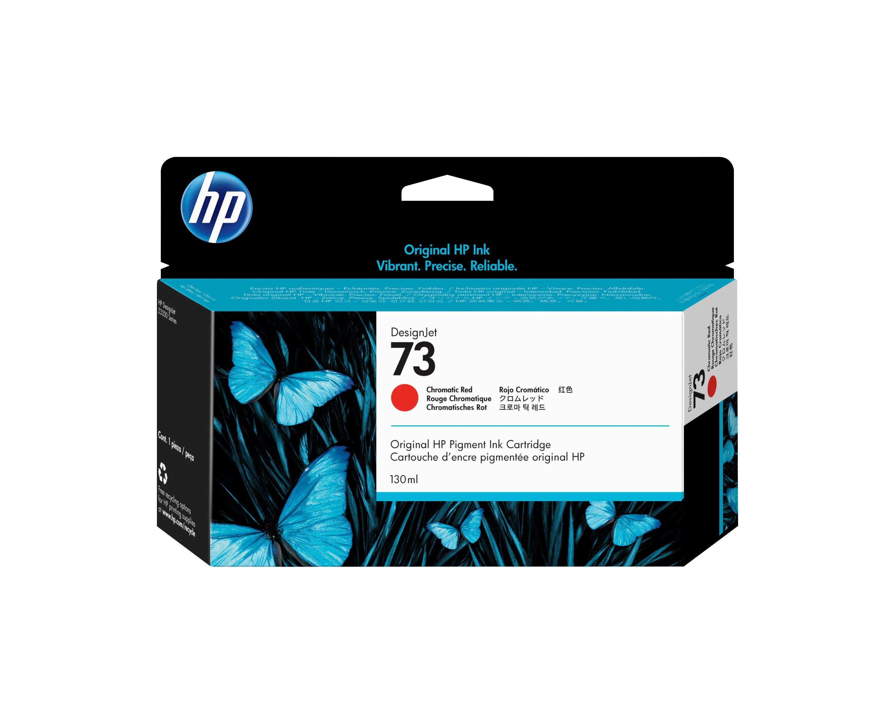 HP 73 - 130 ml - kromaattinen punainen - alkuper&auml;inen - mustepatruuna malleihin DesignJet Z3200, Z3200ps