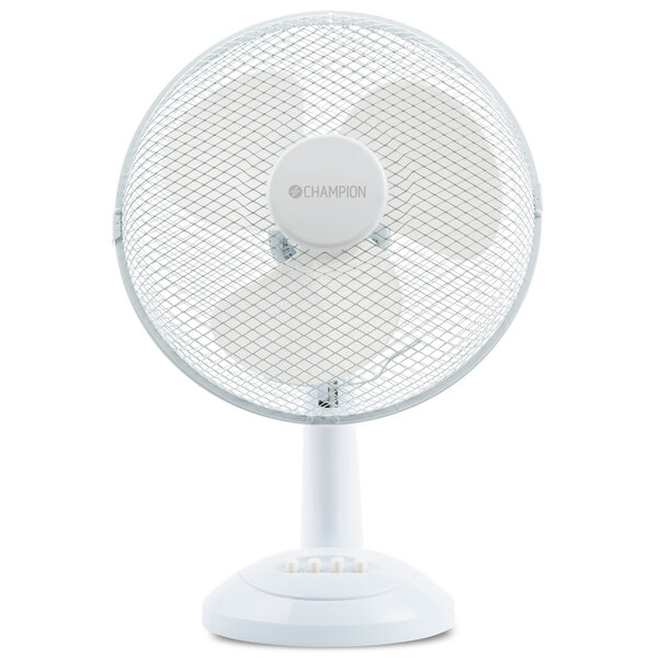 Champion 30cm - desk fan, white