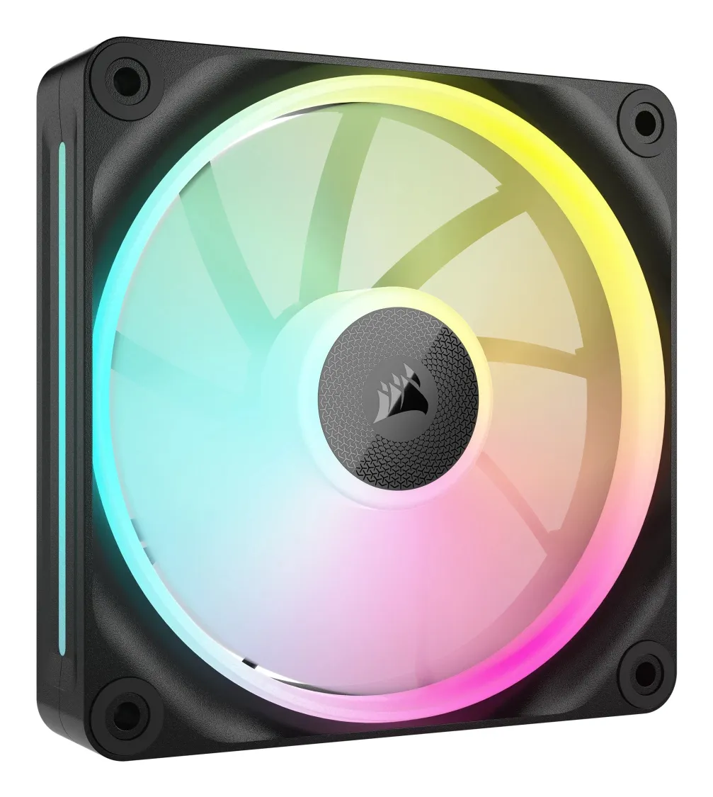 Corsair iCUE LINK LX140 RGB, 140mm PWM - chassi fl&auml;kt, svart
