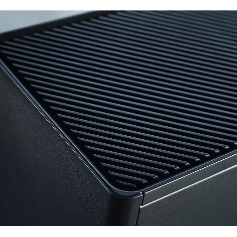 Jonsbo D30, tempered glass -Micro-ATX chassi, svart